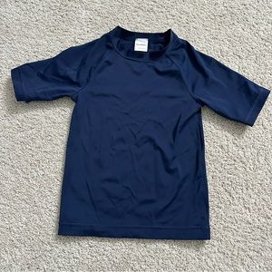 Hanna Andersson Short Sleeve Sunblock Rashguard Shirt - Size 110 - EUC